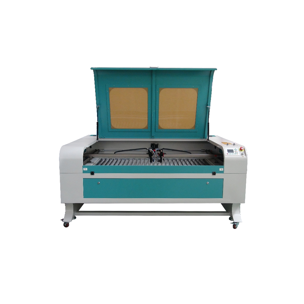 神繪激光1610激光切割機(jī) 無紡布毛氈剪紙電腦繡花雙頭激光雕刻切割機(jī)