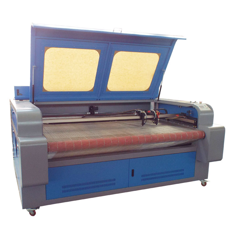 神繪激光1810激光下料機(jī) 高配雙頭無紡布毛氈紙制品激光雕刻切割機(jī)