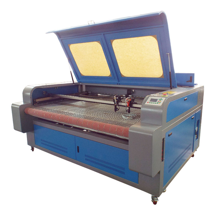 1815激光下料機(jī) 皮料沙發(fā)紙張地墊全自動(dòng)裁切激光雕刻切割機(jī)