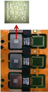 電子芯片二維碼、字體標(biāo)刻