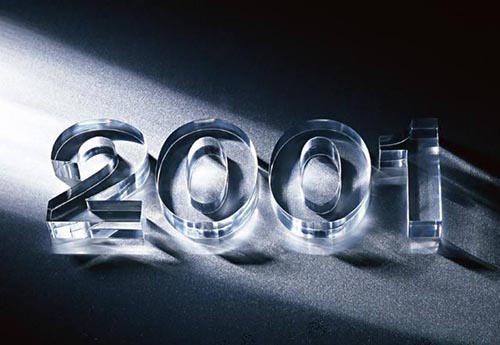 水晶字切割樣品圖